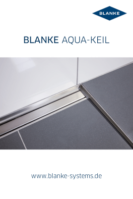 2% Gefälle mit dem BLANKE AQUA-KEIL