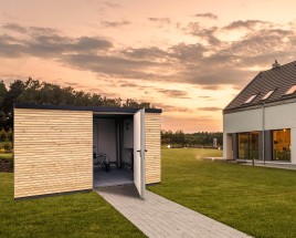 Externer Hausanschlussraum / Geräteraum isoliert