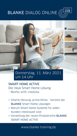 Neue Themen und Termine im März für den BLANKE DIALOG ONLINE