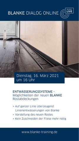 Neue Themen und Termine im BLANKE DIALOG ONLINE
