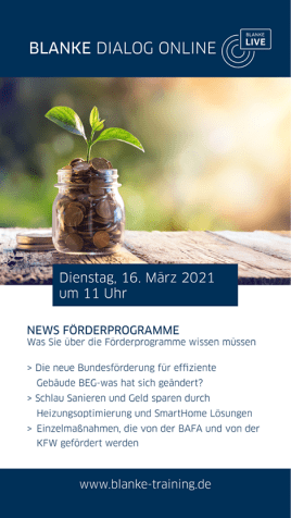 Neue Themen und Termine für den BLANKE DIALOG ONLINE