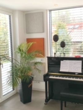 Auch im 🎶🎶 Musikzimmer - bessere Akustik