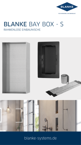 Integrierte Duschablage für ihr Badezimmer - BLANKE BAY BOX