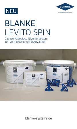 Das werkzeuglose Nivelliersystem