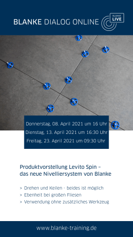 Neue Dialoge bei BLANKE