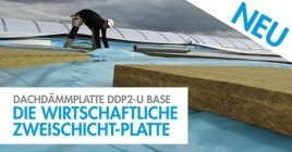 Die wirtschaftliche Zweischicht-Platte für die Flachdach-Dämmung