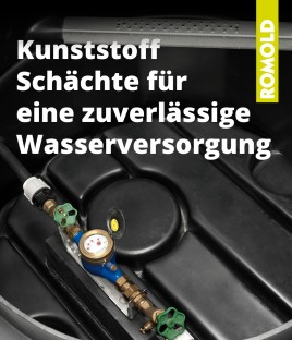 Kunststoff Schächte für eine zuverlässige Wasserversorgung
