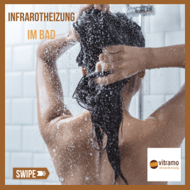 Infrarotheizung für das Bad