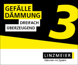 Gefälledämmung, auftragsbezogen geplant