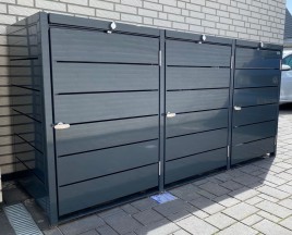 Mülltonnenboxen aus Metall - Für einen aufgeräumten Außenbereich