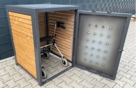 Rollatorboxen – Rollatoren griffbereit verstaut