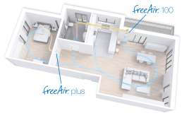 Das freeAir Lüftungssystem - ausgezeichnet lüften