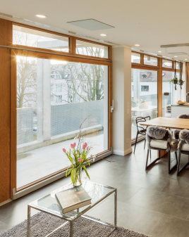 Infrarotheizung in Betondecke integriert