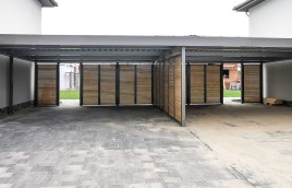 1 Reihencarport | 2 Doppelcarports | 4 PKW-Stellplätze