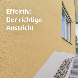 Effektiv: Der richtige Anstrich!