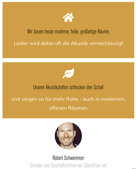 Offener Raum --> viel Echo?