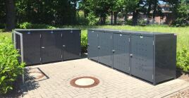 Metall Mülltonnenboxen für Eigentümergemeinschaften