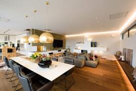 Smart Home Villa mit sensorgesteuerter Lüftungsanlage