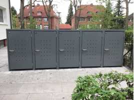 Kinderwagengarage aus Metall