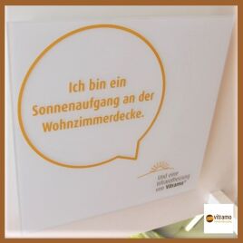 Sonnenaufgang an der Wohnzimmerdecke