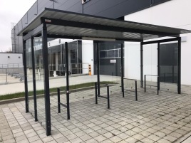 Fahrradanlehnbügel für sichere Fahrradparkplätze