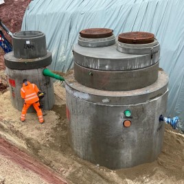 Abscheider und Pumpstation in EINEM