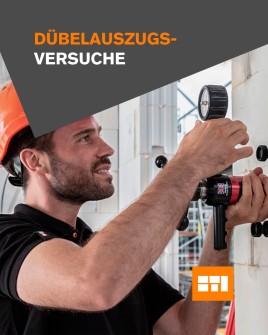 Dübelauszugsversuche
