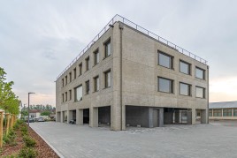 Neubau des Bürogebäudes von Zuber Beton