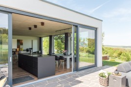 Holz-Alu Fenster INLINE 91