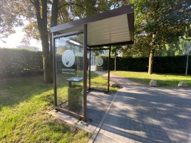 Outdoor Raucherunterstand als Metall