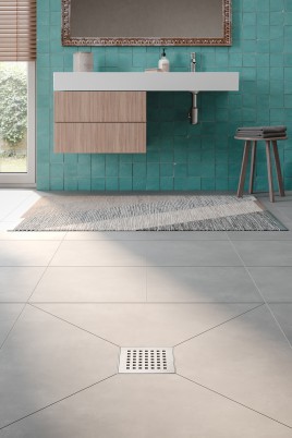 Duschablauf TECEdrainpoint S - Punktablauf, Designrost oder rahmenloser Fliesenträger