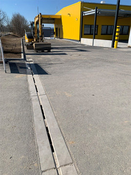 Entwässerungssystem für DHL Zustellstützpunkt in Markersdorf