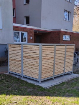 Fahrradboxen für den Wohnungsbau