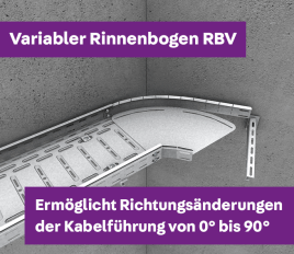 Variabler Rinnenbogen RBV - Formteil der Extraklasse