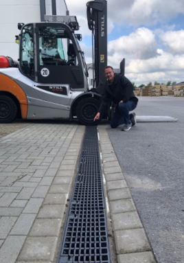 Schwerlast. Die Rinne