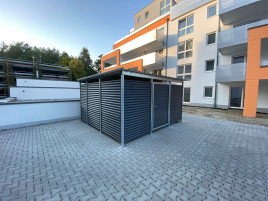Mülltonnenhaus für aufgeräumte Müllplätze