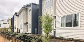 Neue Siedlung in Auckland, Neuseeland