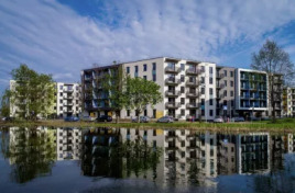 Mehrfamilienhäuser in Vilnius, Litauen