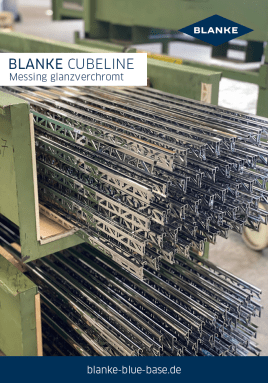 BLANKE CUBELINE in Messing glanzverchromt