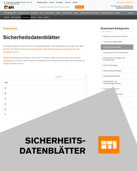 Sicherheitsdatenblätter