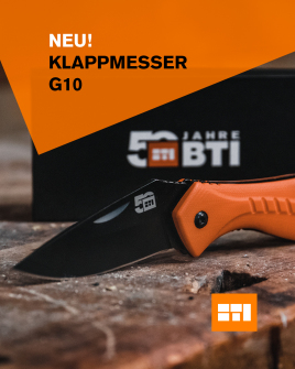 Neu im Sortiment: Klappmesser G10 in der 50-Jahre-Edition!