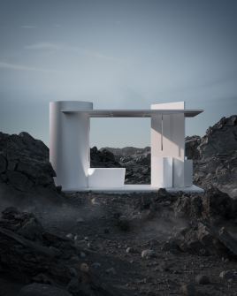 Futuristische Geometrie