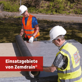 Wasserabführende Schalungsbahn Zemdrain®