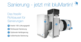Lüftungslösung für Sanierungen