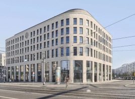 PohlCon-Fassadenbefestigung im „Haus Postplatz“, Dresden