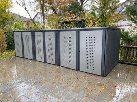 Fahrradboxen Reihenanlage