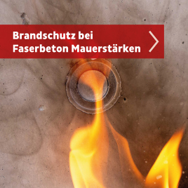 🔥 Brandschutz bei Mauerstärken aus Faserbeton 🔥