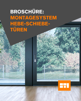 Broschüre: Montagesystem Hebe-Schiebe-Türen