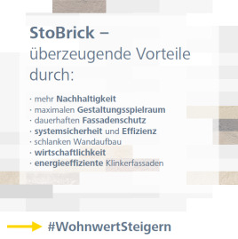 StoBrick - überzeugende Vorteile