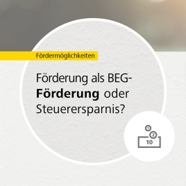 Fördermöglichkeiten nutzen